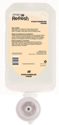 STOKO 1000 ml Refresh Food Handlers 4-In-1 Foam Cleanser