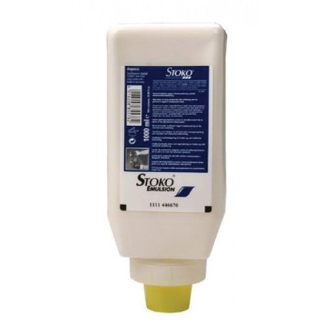 STOKO 1000 ml Softbottle EMULSION Before Work Skin Care Lotion For Under Glove And Personal Protective Equipment