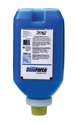STOKO 2000 ml Softbottle BlueForce Neutral, Fresh Scented Medium To Heavy Duty Hand Cleaner (6 Each Per Case)