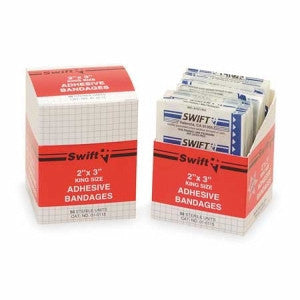 Swift First Aid 2" X 3" Plastic Patch (50 Per Box)