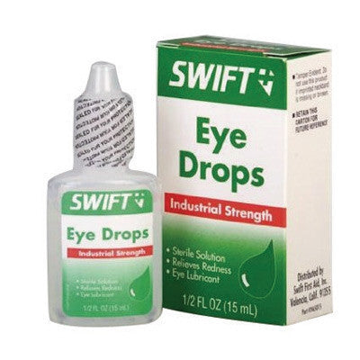 Swift First Aid 1/2 Ounce Bottle Industrial Eye Drops