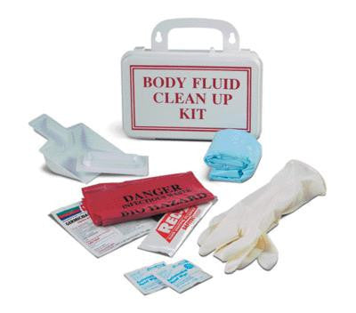 Swift First Aid Body Fluid Clean Up Kit In Plastic, 10 Unit Box (24 Per Case)