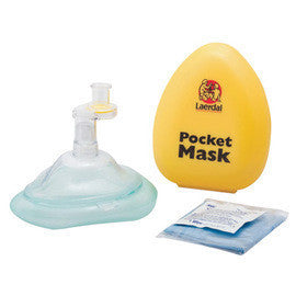 North By Honeywell Laerdal Pocket Mask With Gloves And Wipe In Yellow Hard Case