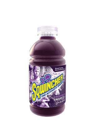 Sqwincher 12 Ounce Wide Mouth Ready To Drink Bottle Gridiron Grape Electrolyte Drink (24 Each Per Case)