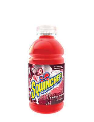 Sqwincher 12 Ounce Wide Mouth Ready To Drink Bottle Fearless Fruit Punch Electrolyte Drink (24 Each Per Case)