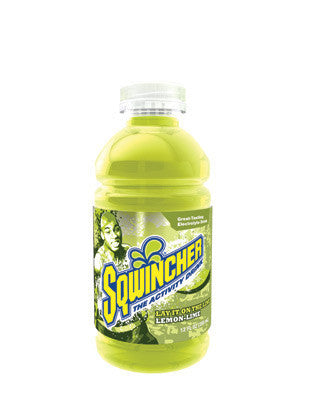 Sqwincher 12 Ounce Wide Mouth Ready To Drink Bottle Lay It On The Line Lemon Lime Electrolyte Drink (24 Each Per Case)