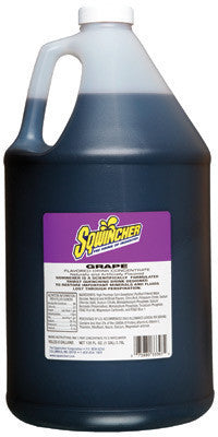 Sqwincher 128 Ounce Liquid Concentrate Grape Electrolyte Drink - Yields 6 Gallons (4 Each Per Case)