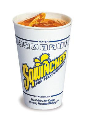 Sqwincher 12 Ounce Cup With Sqwincher Logo (100 Cups Per Tube, 20 Tubes Per Case)