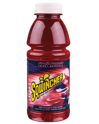 Sqwincher 20 Ounce Wide Mouth Ready To Drink Bottle Fearless Fruit Punch Electrolyte Drink (24 Each Per Case)