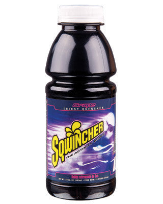 Sqwincher 20 Ounce Wide Mouth Ready To Drink Bottle Gridiron Grape Electrolyte Drink (24 Each Per Case)