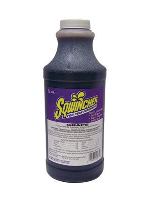 Sqwincher 32 Ounce Liquid Concentrate Grape Electrolyte Drink - Yields 2 1/2 Gallons (12 Each Per Case)