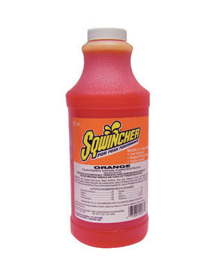 Sqwincher 32 Ounce Liquid Concentrate Orange Electrolyte Drink - Yields 2 1/2 Gallons (12 Each Per Case)