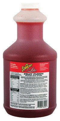 Sqwincher 64 Ounce Liquid Concentrate Fruit Punch Lite Electrolyte Drink - Yields 5 Gallons