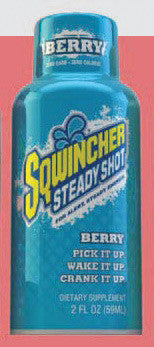 Sqwincher 2 Ounce Ready To Drink Bottles Steady Shot Berry Energy Drink (144 Bottles Per Case)