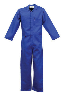 Stanco Safety Products Royal Blue X-Large Flame Resistant Cotton Coveralls