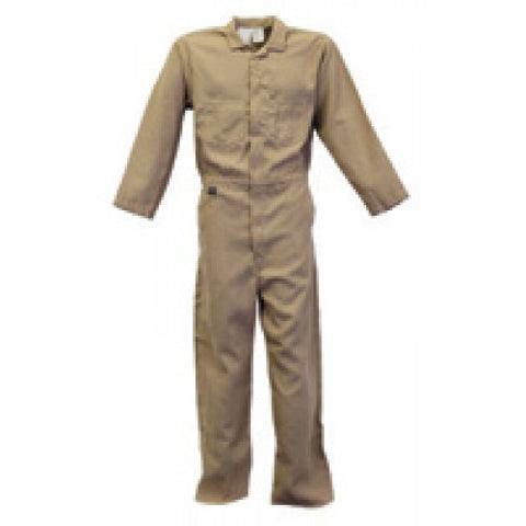 Stanco Safety Products Tan Medium Flame Resistant Cotton Coveralls