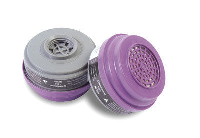 Survivair Organic Vapor Cartridge For S Series Air Purifying Respirator (APR) With P100 Filter