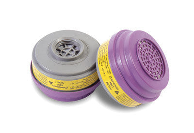 Survivair Organic Vapor/Acid Gas Cartridge For S Series Air Purifying Respirator (APR) With P100 Filter