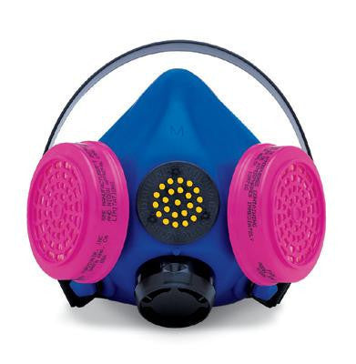 Survivair Small Blue Silicone 1 Half Mask S-Series Facepiece With Speaking Diaphragm
