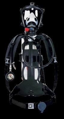 Survivair Cougar 30-Minute Hooded Self Contained Breathing Apparatus With Alarm, Cylinder And Facepiece