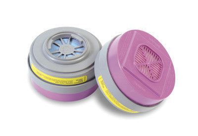 Survivair Organic Vapor/Acid Gas Cartridge For T Series Air Purifying Respirator (APR) With P100 Filter