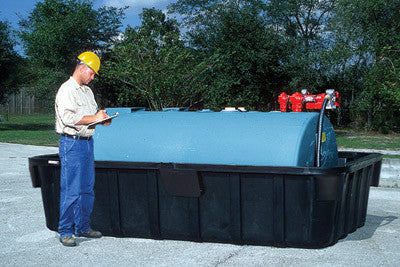 UltraTech Black Polyethylene Ultra-1000 Containment Sump For 1000 Gallon Fuel Tanks Without Drain