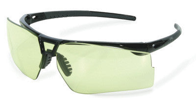 Uvex Bayonet Safety Glasses With Black And Gray Frame And SCT-Low IR Uvextreme Anti-Fog Lens