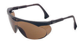 Uvex By Sperian Skyper Safety Glasses With Black Frame And Espresso Polycarbonate Ultra-dura Anti-Scratch Hard Coat Lens