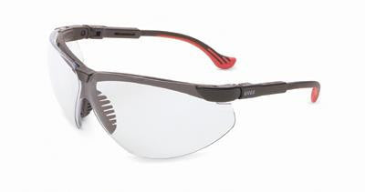 Uvex By Sperian Genesis XC Safety Glasses With Black Frame And Clear Polycarbonate Ultra-dura Anti-Scratch Hard Coat Lens