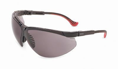 Uvex By Sperian Genesis XC Safety Glasses With Black Frame And Gray Polycarbonate Ultra-dura Anti-Scratch Hard Coat Lens