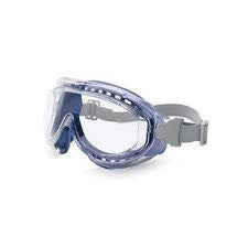 Uvex Flex Seal Indirect Vent Over The Glasses Goggles With Navy Blue Light Weight Silicone Frame, Gray Uvextreme Anti-Fog Lens And Neoprene Headband