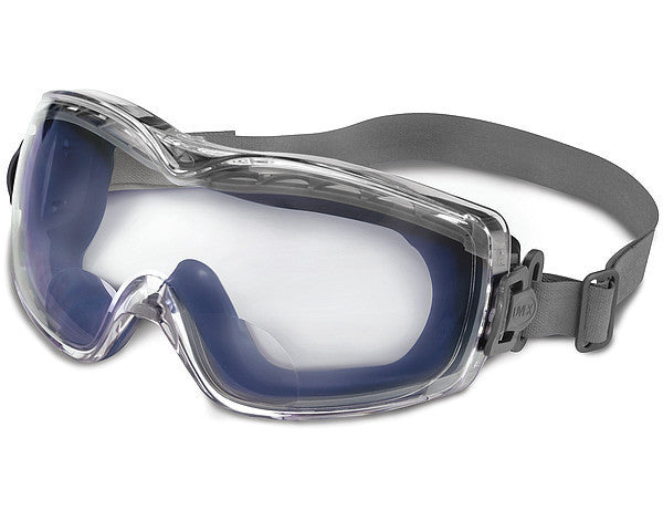 Uvex Stealth Reader Impact Goggles With Navy Frame, 2.5 Diopter Clear Uvextreme Anti-Fog Lens And Neoprene Head Band