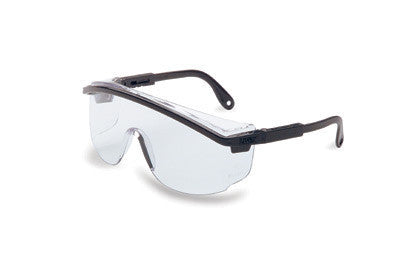 Uvex By Sperian Astrospec 3000 S Safety Glasses With Black Frame And Clear Polycarbonate Ultra-dura Anti-Scratch Hard Coat Lens