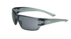 Uvex Conspire Safety Glasses With Matte Gray Frame And TSR Gray Anti-Scratch Hard Coat Lens