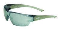 Uvex Conspire Safety Glasses With Matte Gray Frame And Silver Mirror Anti-Scratch Hard Coat Lens