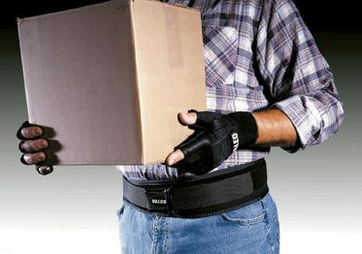 Valeo Medium Black 4" Competition Classic Rigid Back Support Belt With Memory Foam Core