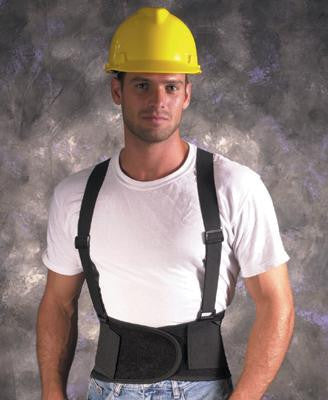 Valeo VEL Medium Industrial Back Support With Detachable Suspenders