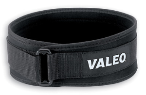 Valeo Extra Large VLP Low Profile 4" Black Back Belt