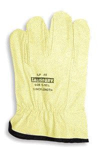 W H Salisbury Size 11 Yellow 10" ILP Series Top Grain Cowhide Linesmen Glove Protectors