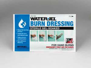 Water-Jel Technologies 8" X 20" Foil Pack Sterile Gel-Soaked Burn Dressing With Barrier Sheet For Hand Burns (5 Per Box)