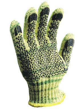 Wells Lamont Medium Whizard METALGUARD Heavy Weight Kevlar, Stainless Steel And Polyester Cut Resistant Gloves With PVC Dots Coating