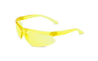 Sperian A400 Series Safety Glasses With Amber Frame And Amber Polycarbonate Anti-Scratch Hard Coat Lens