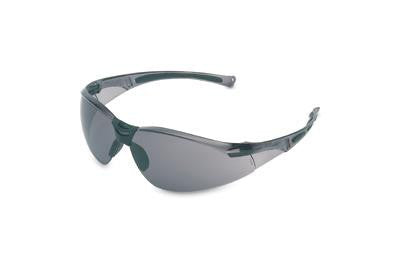 Sperian A800 Series Safety Glasses With Gray Frame And Gray Polycarbonate TSR Anti-Scratch Hard Coat Lens