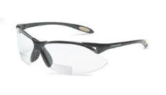 Sperian A900 Series Reading Magnifier 1.5 Diopter Safety Glasses With Black Frame And Clear Polycarbonate Anti-Scratch Hard Coat Lens