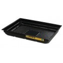 Justrite 20 Gallon 47.5" X 23" X 5.5" Recycled Polyethylene EcoPolyBlend Spill Tray